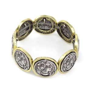 ✅Unique coin stretchable bracelet